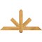 Ekena Millwork Kennewick Rough Sawn Timber Gable Bracket, Western Red Cedar, 48"W x 24"H x 4"D x 4"F, 12/12 Pitch GBW048X24X0404KEN00RWR - alternate 1